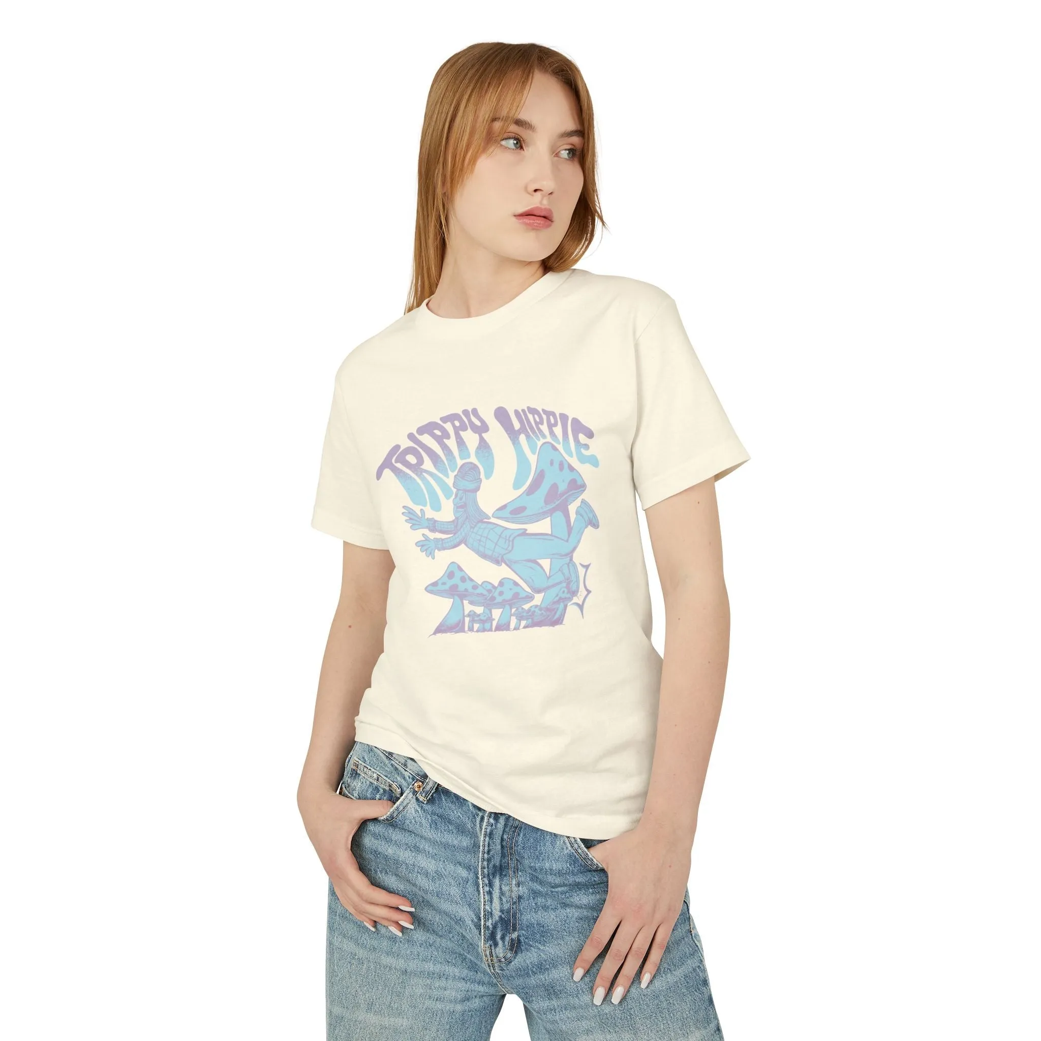 Trippy Hippie - Unisex Garment-Dyed Heavyweight Cotton Tee