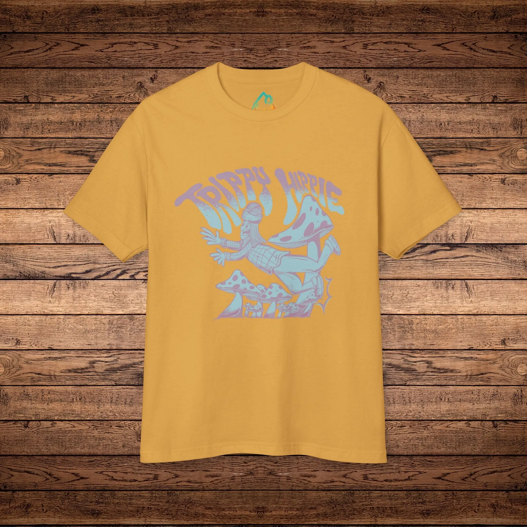 Trippy Hippie - Unisex Garment-Dyed Heavyweight Cotton Tee