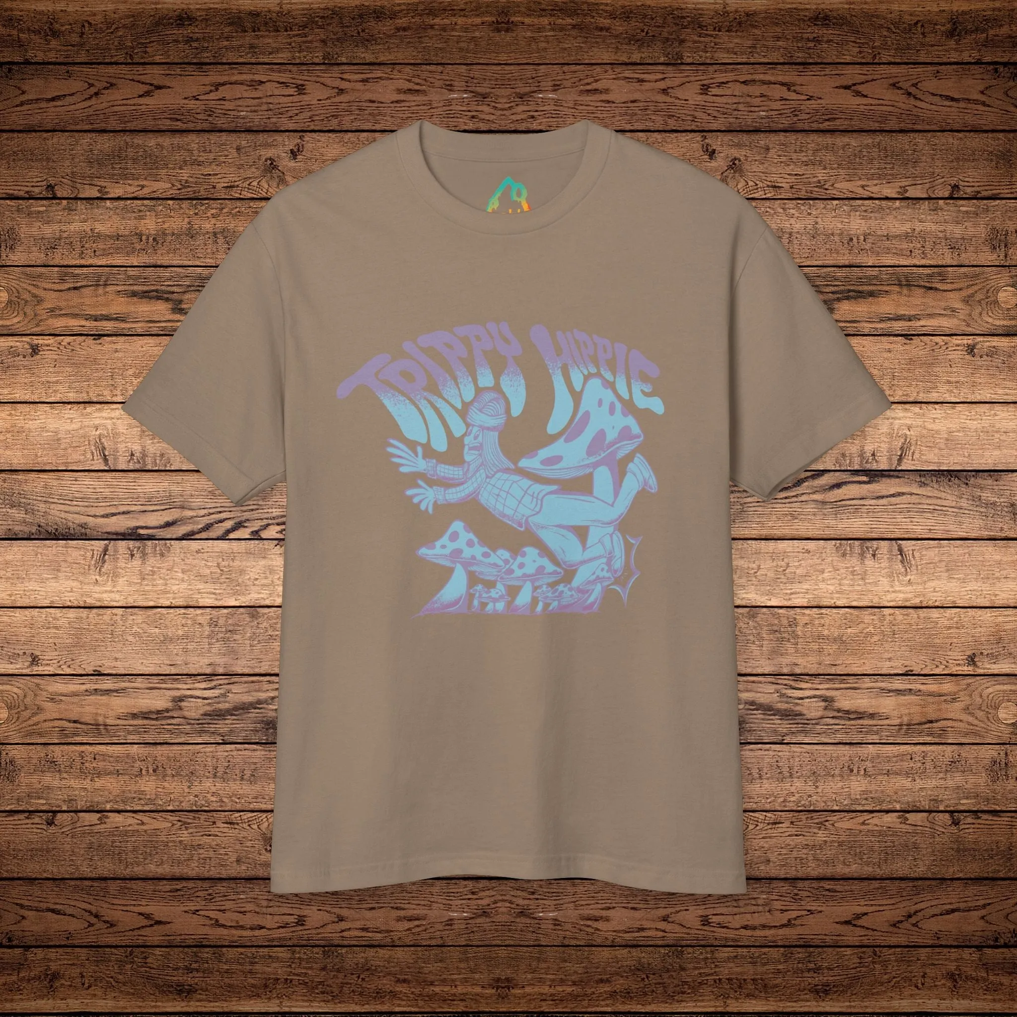 Trippy Hippie - Unisex Garment-Dyed Heavyweight Cotton Tee