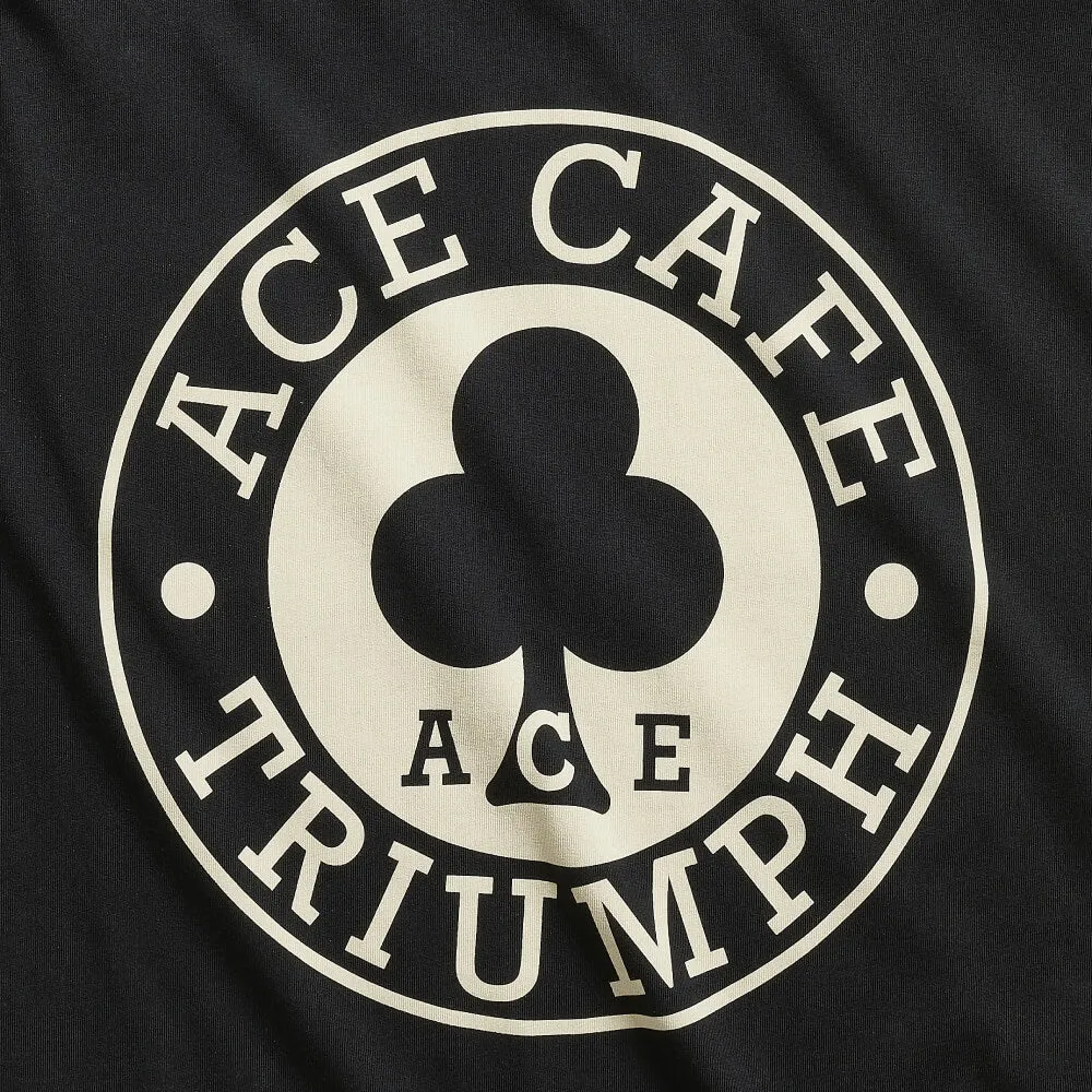 Triumph Ace Cafe Printed Pocket T-Shirt Black
