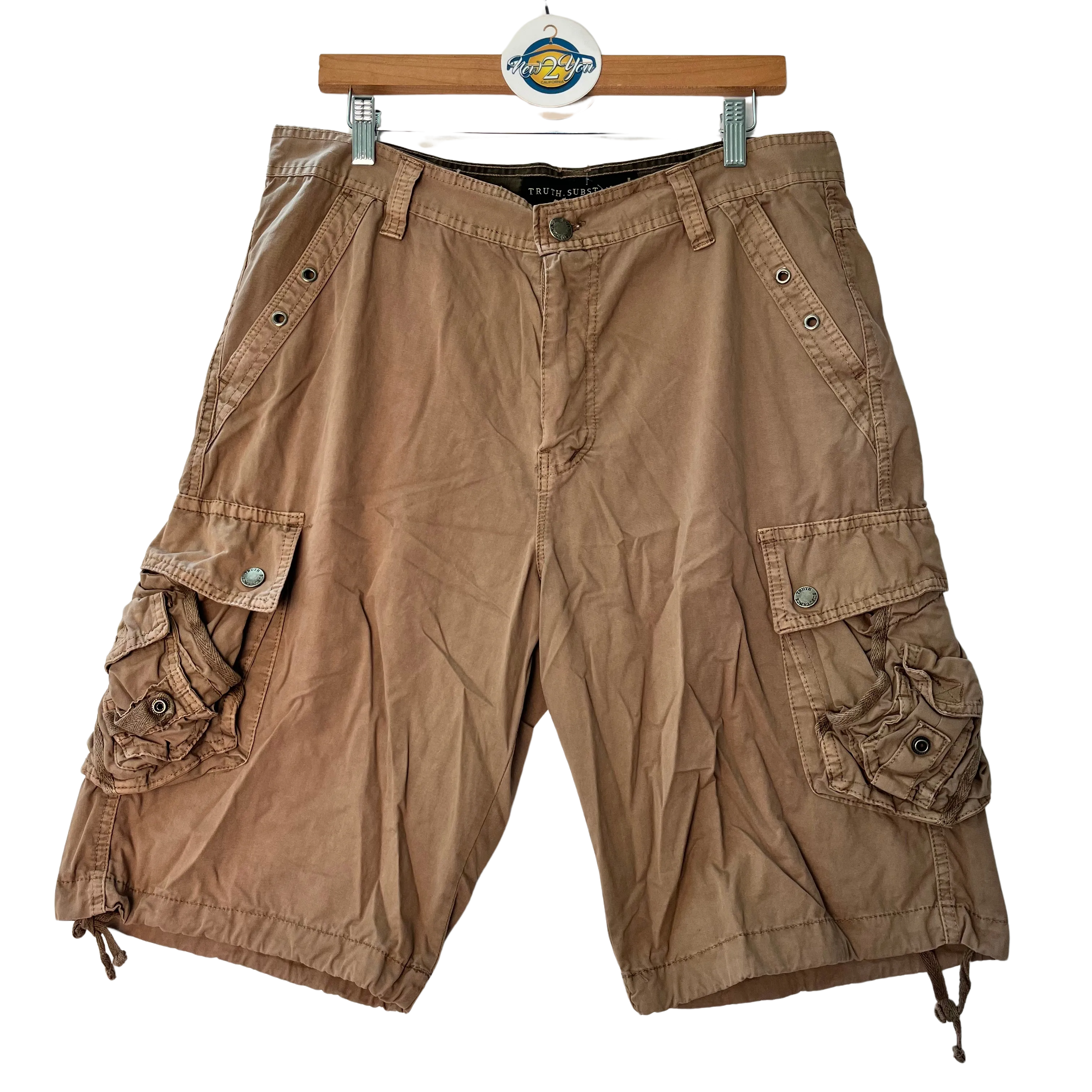 Truth Substance Mocha Cargo Shorts