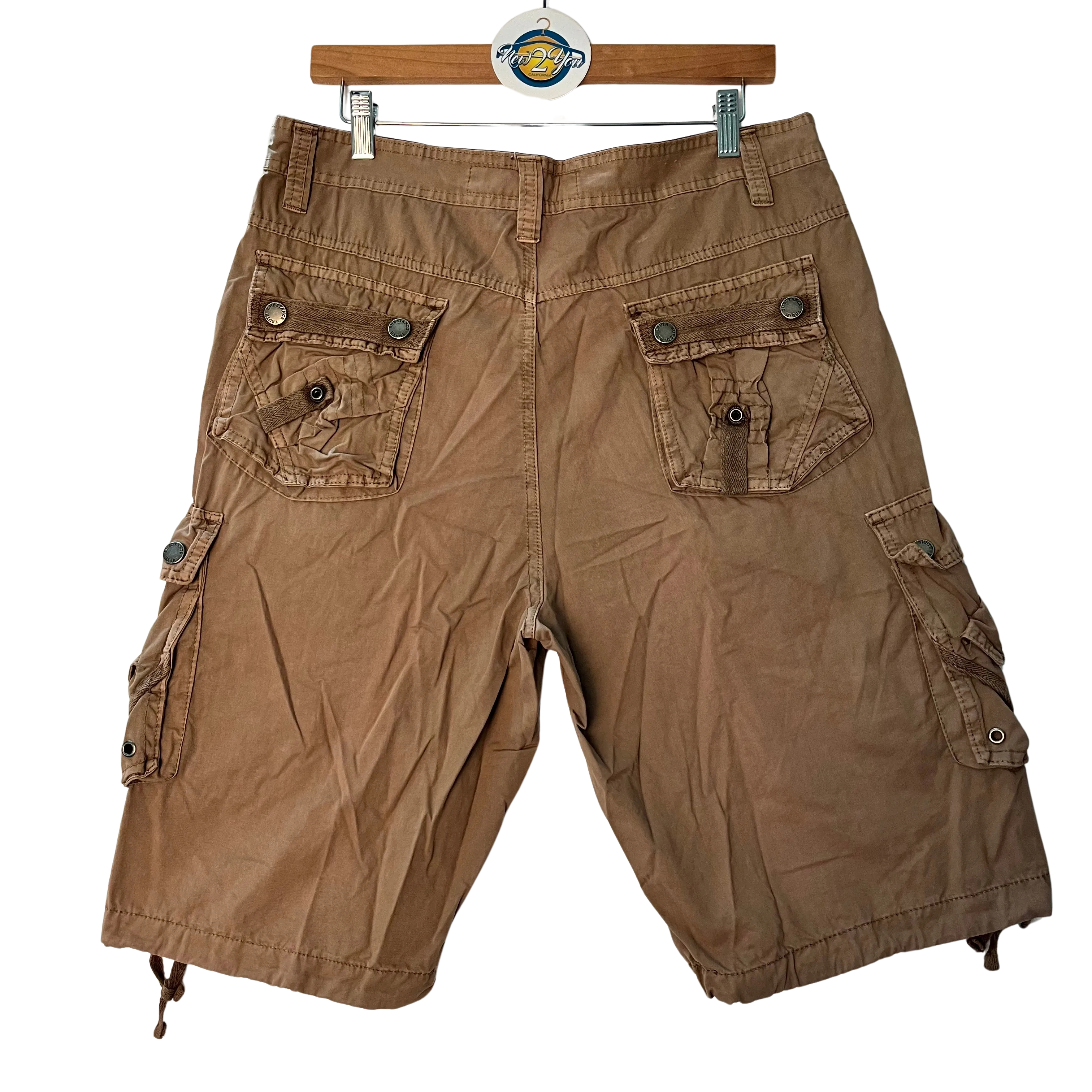 Truth Substance Mocha Cargo Shorts