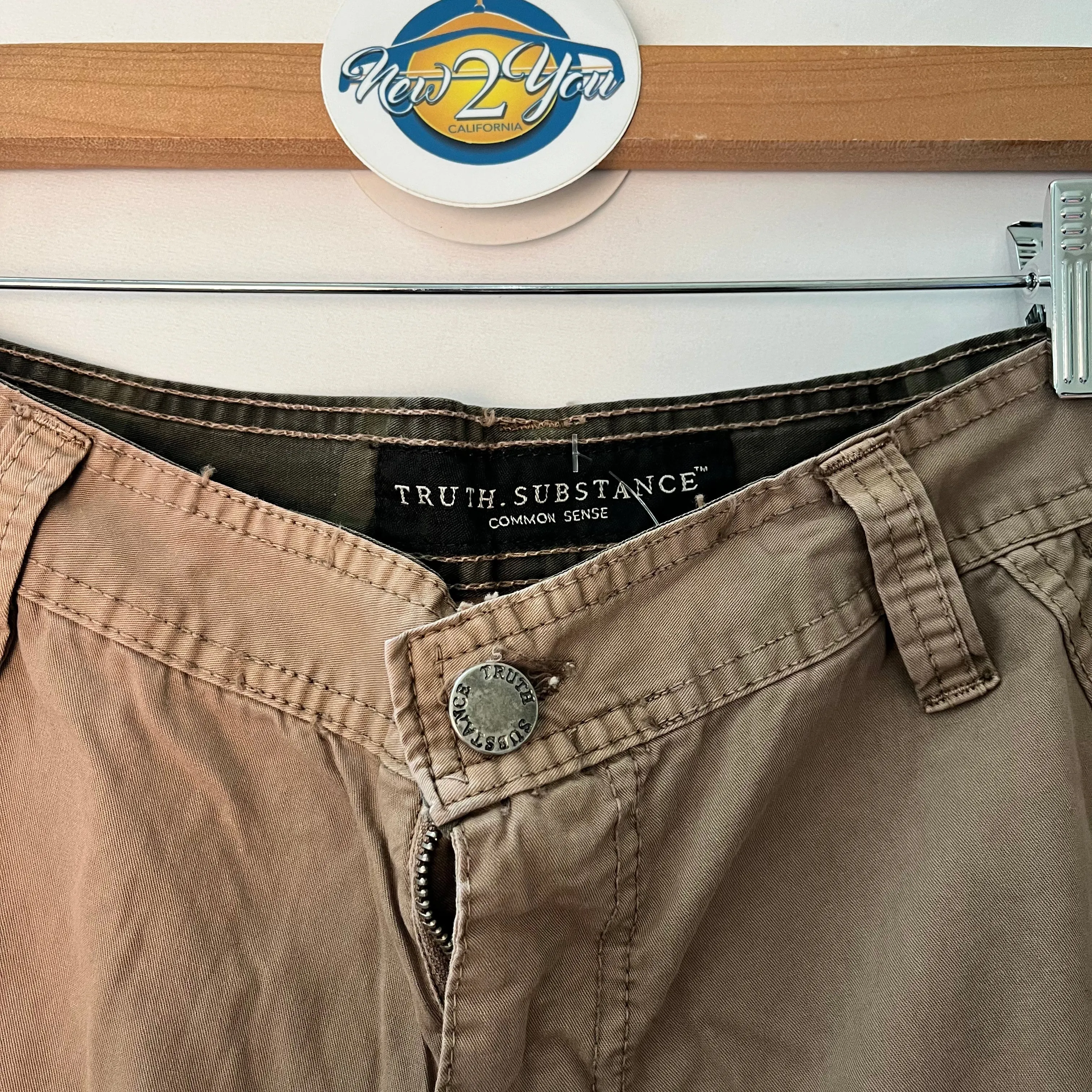 Truth Substance Mocha Cargo Shorts