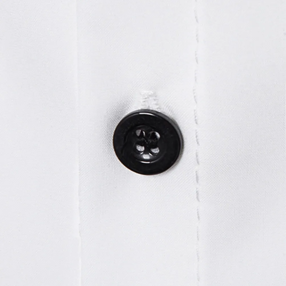 Turndown Collar Long Sleeve Cotton Men Shirt 4261