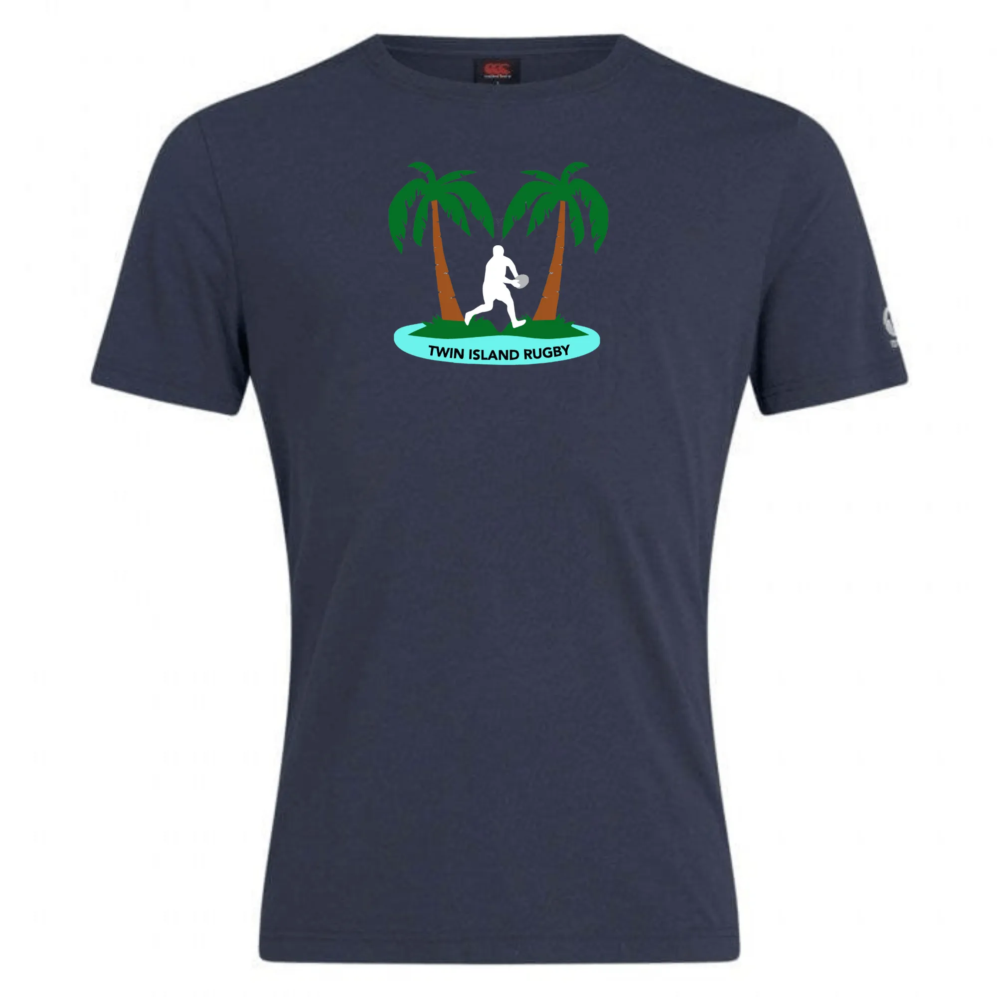 Twin Island Rugby Club Plain Tee by Canterbury