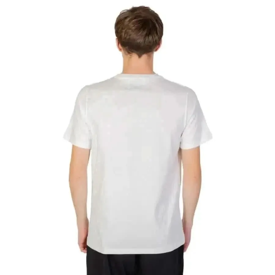 Underclub Men's Plain White Short Round Neck T-Shirt