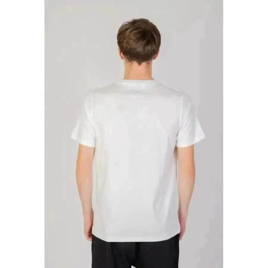 Underclub Men's Plain White Short Round Neck T-Shirt