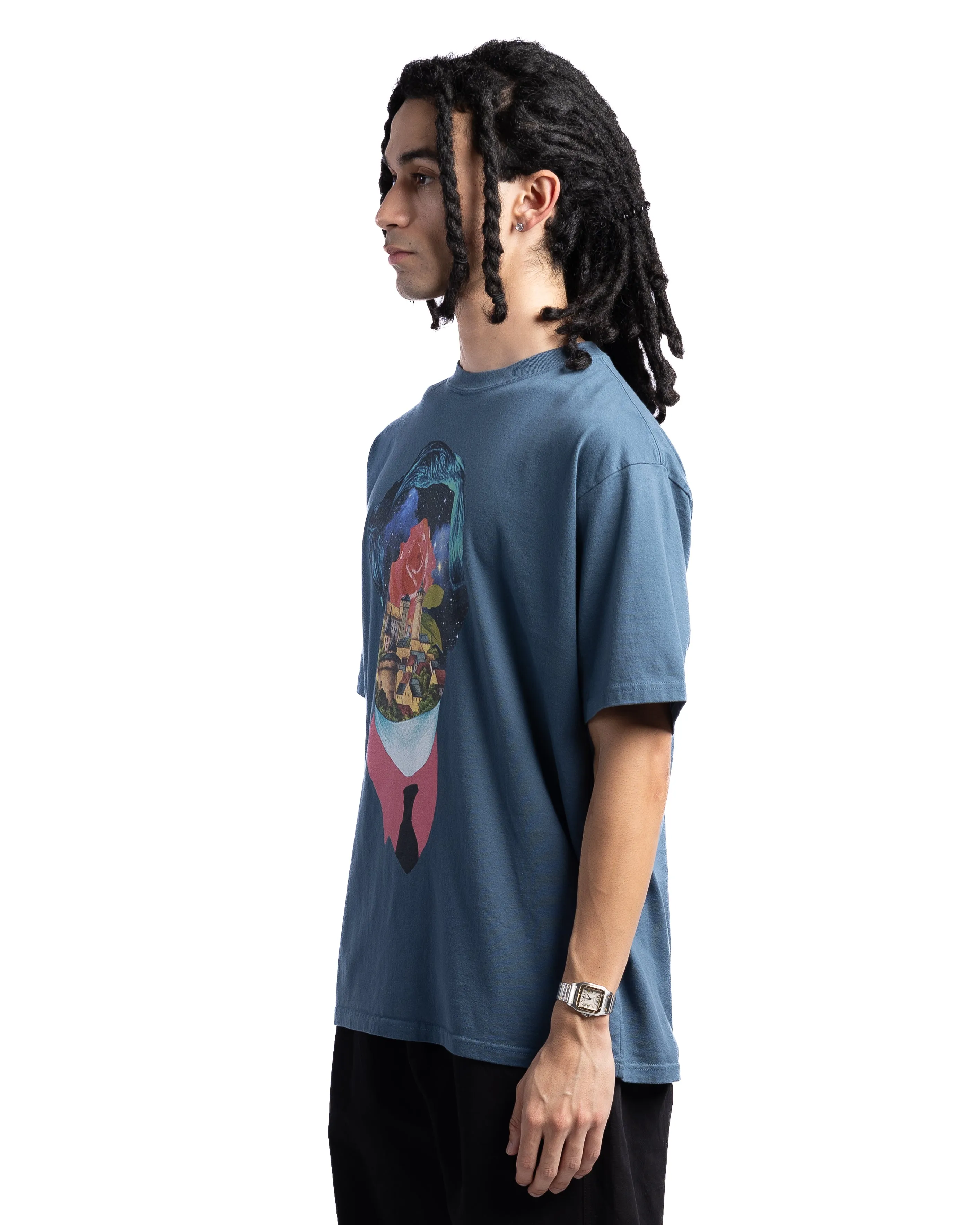 Undercover UC2C3803 Graphic Tee Grey Blue