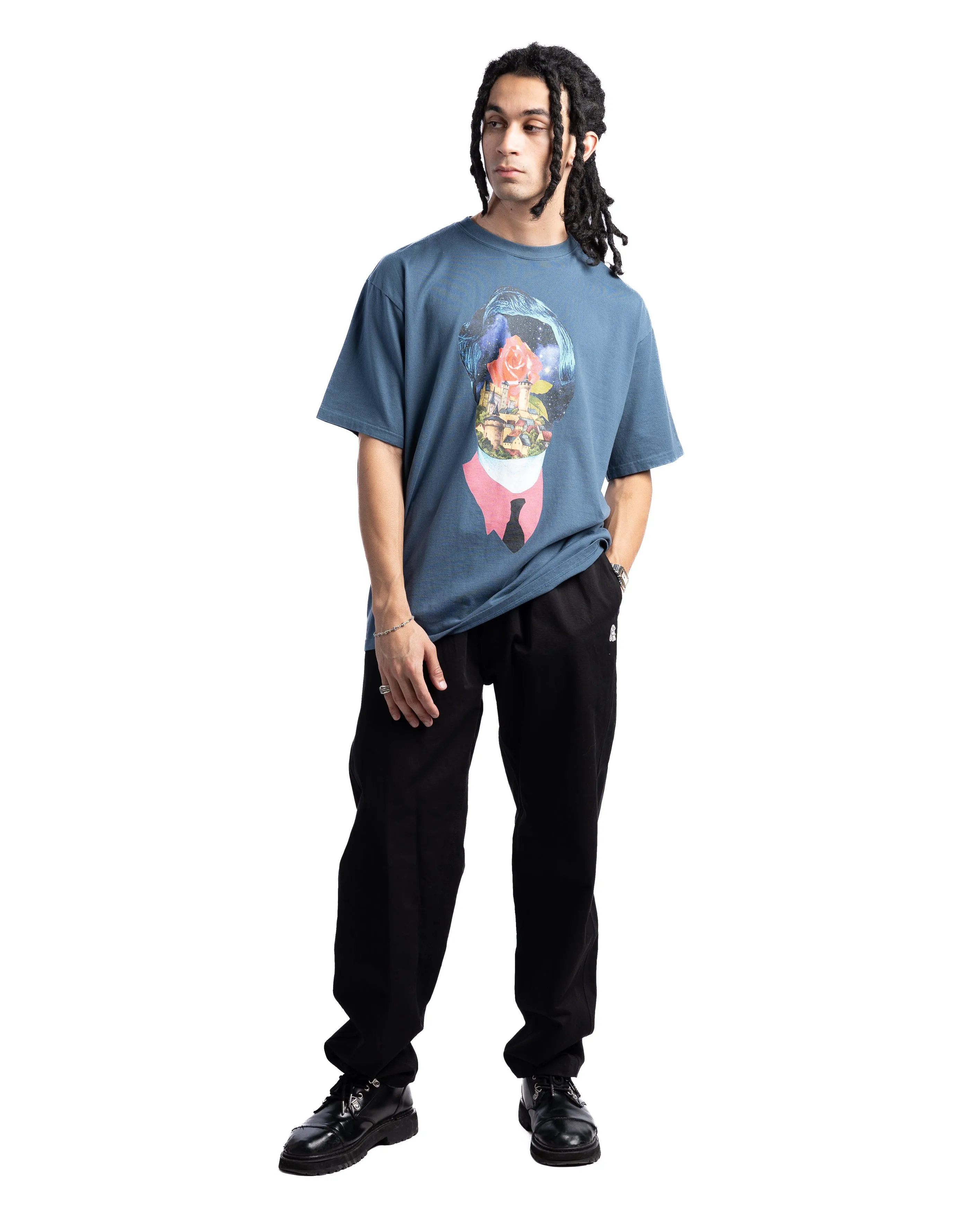 Undercover UC2C3803 Graphic Tee Grey Blue