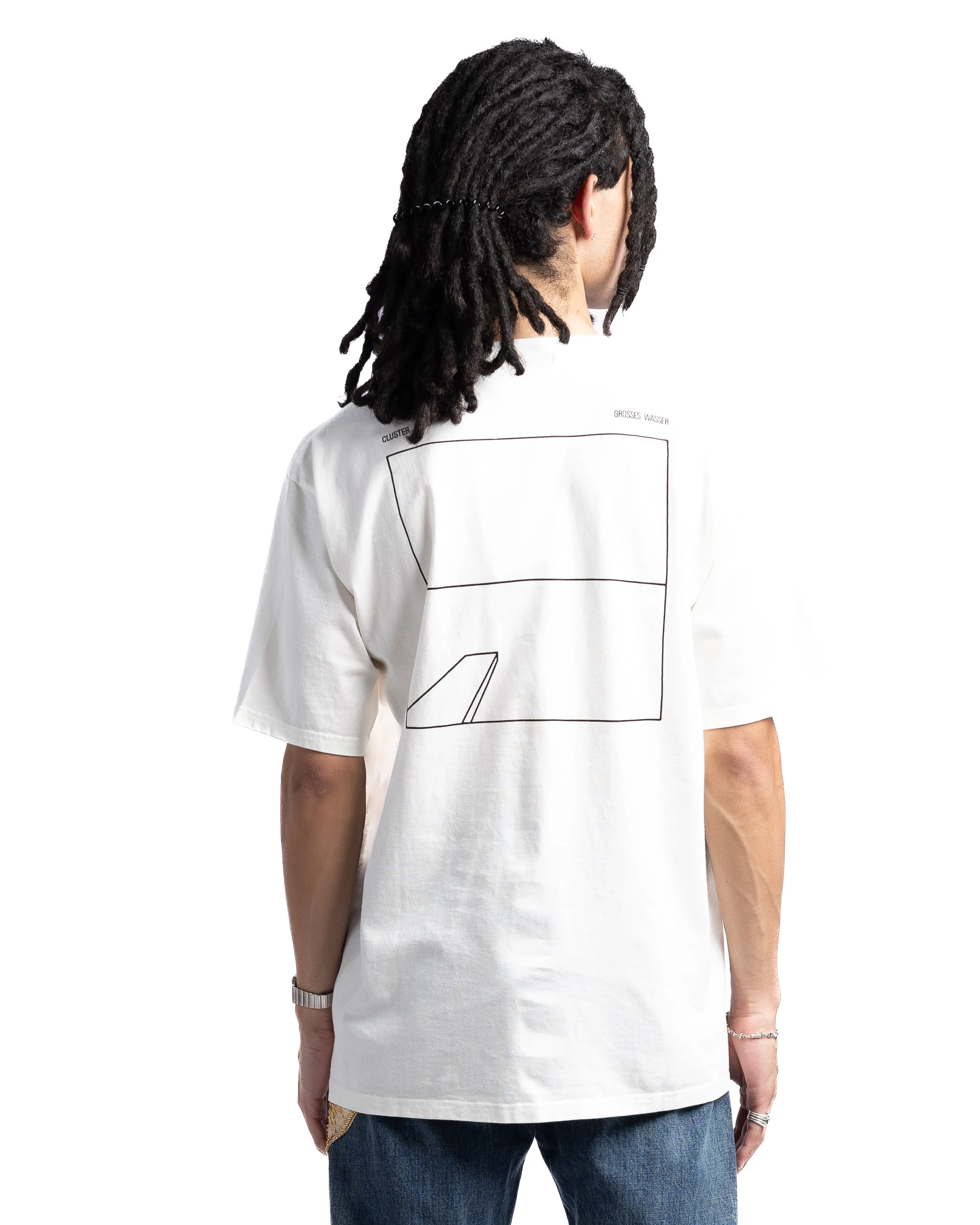 Undercover UC2C3811 Cluster Grosses Wasser Tee Off White