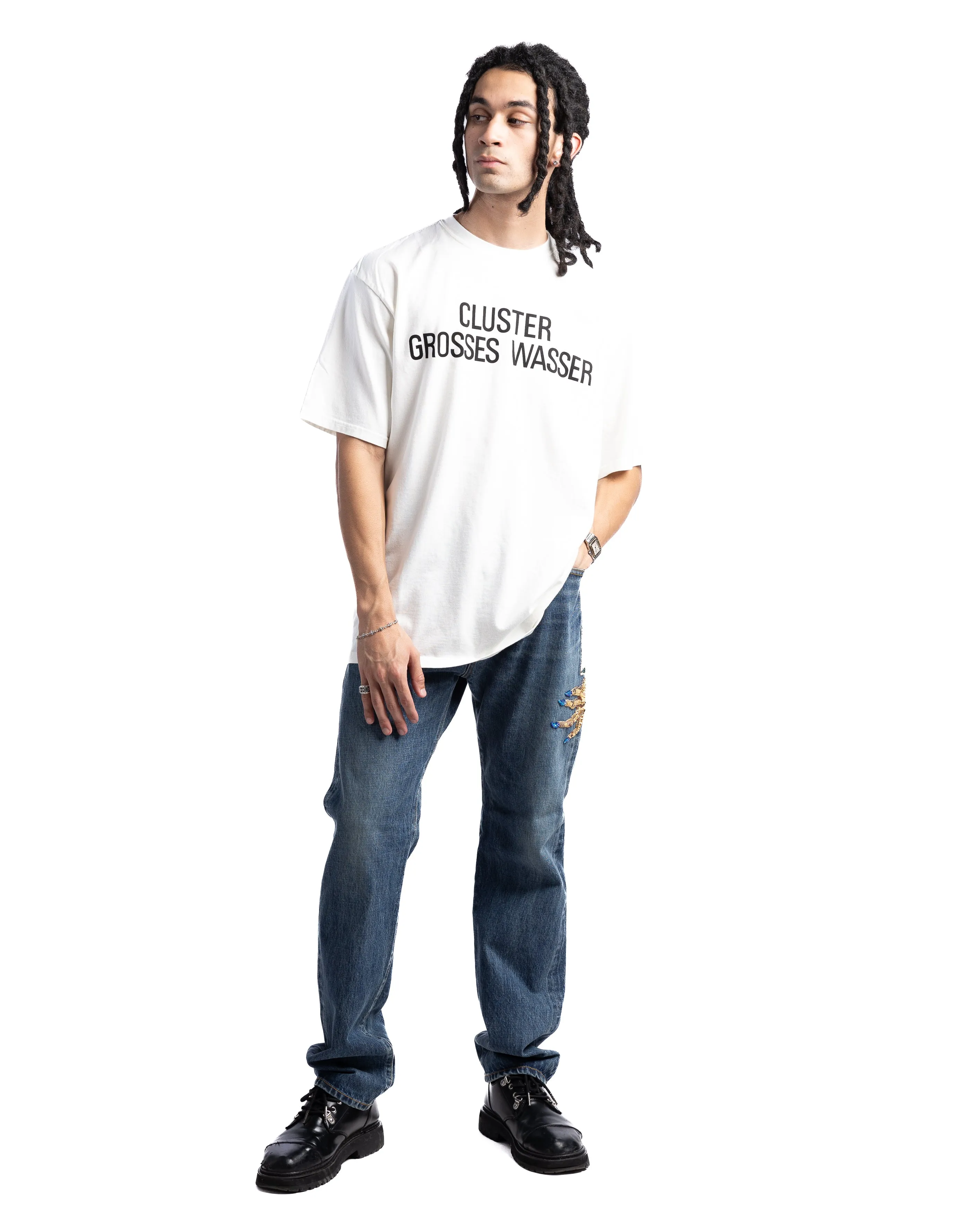 Undercover UC2C3811 Cluster Grosses Wasser Tee Off White