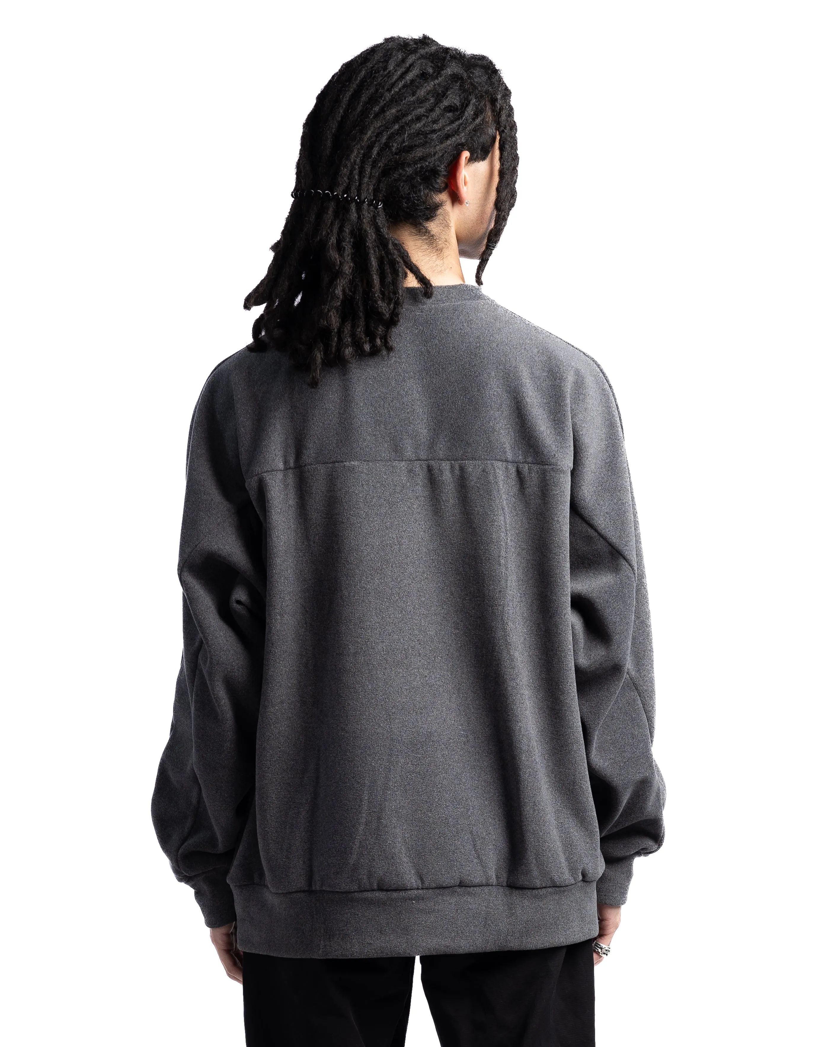 Undercover UC2C4809 Hand Pocket Crewneck Charcoal