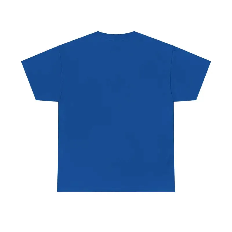 Unisex Heavy Cotton Tee with Hand Drawn Fish