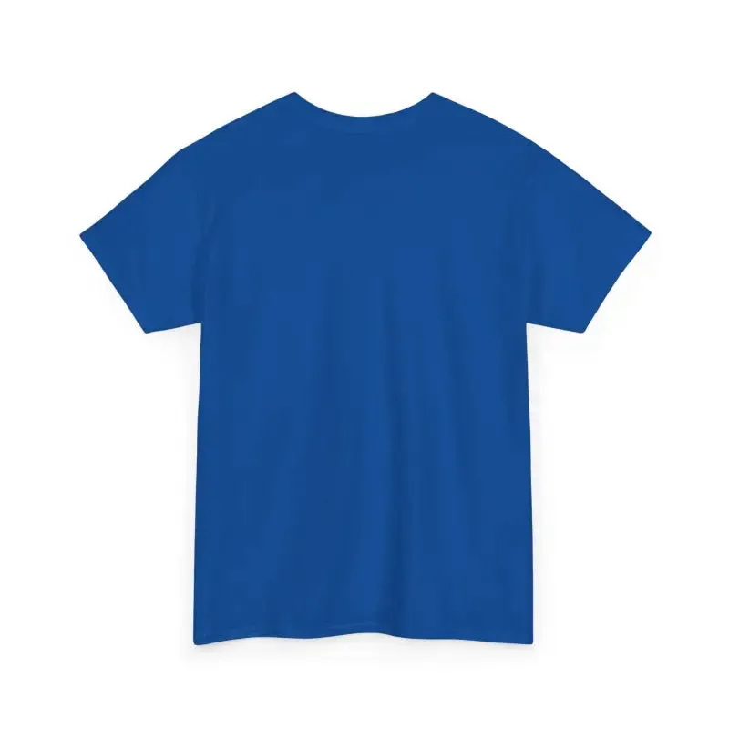 Unisex Heavy Cotton Tee with Hand Drawn Fish