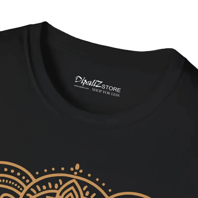 Unisex Softstyle t Shirt Mandala Elephant Vibes