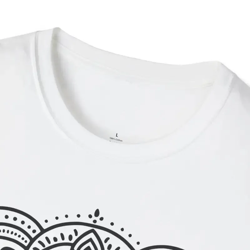 Unisex Softstyle t Shirt Mandala Elephant Vibes