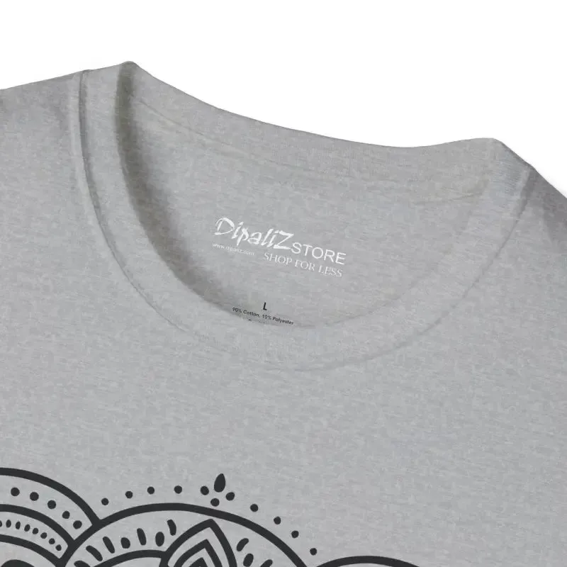 Unisex Softstyle t Shirt Mandala Elephant Vibes