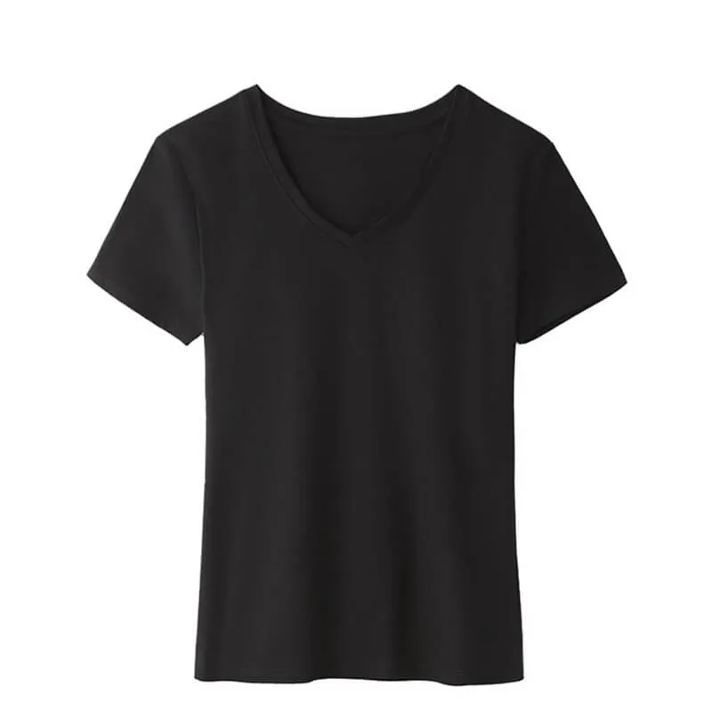 V Neck Cotton T-Shirt