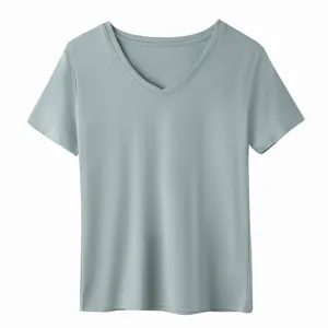 V Neck Cotton T-Shirt