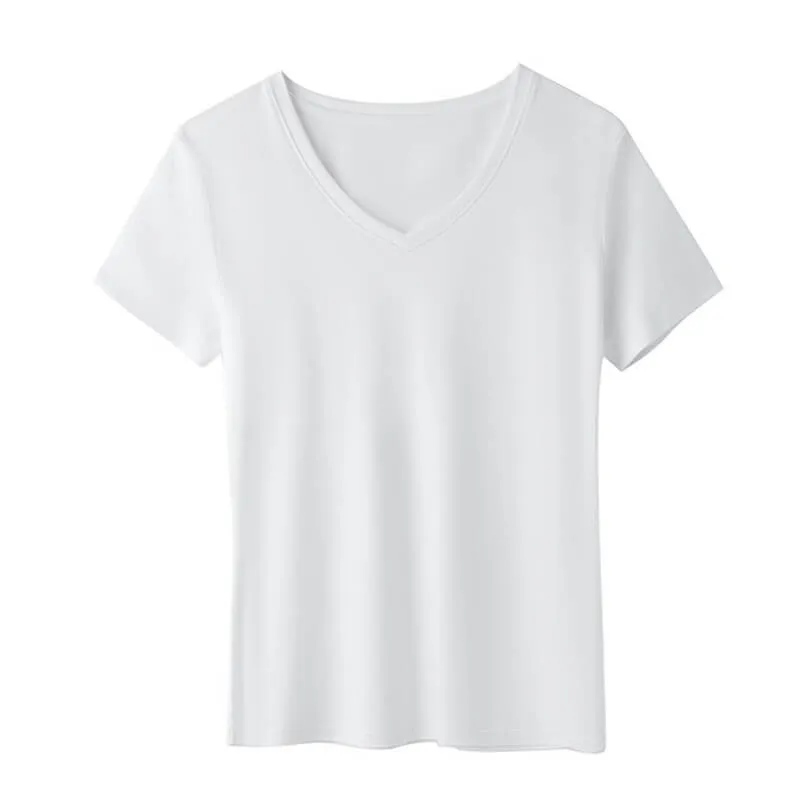 V Neck Cotton T-Shirt
