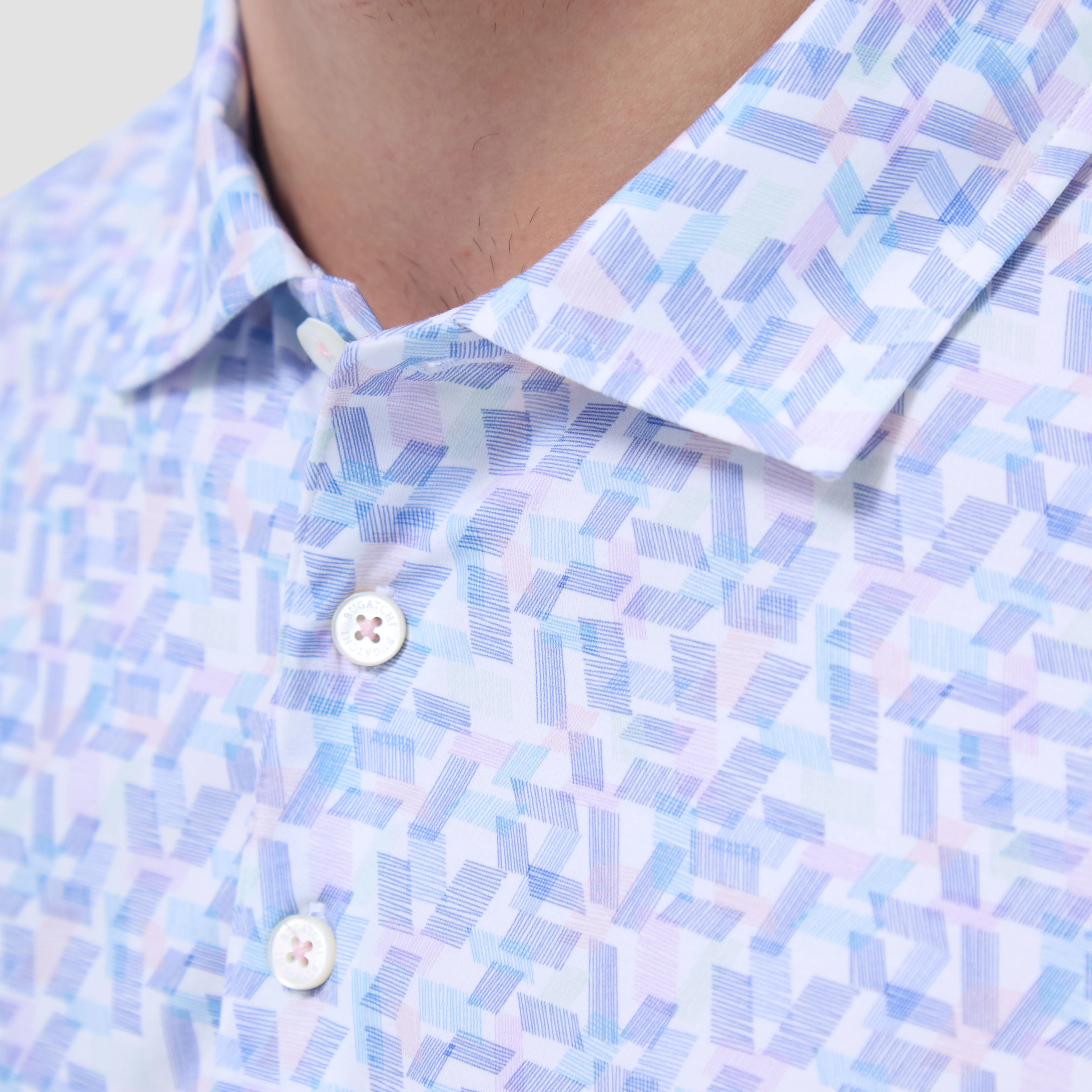 Victor Geometric OoohCotton Polo Shirt