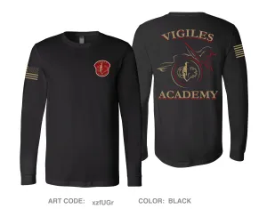 Vigiles Academy Comfort Unisex Cotton LS Tee - xzfUGr