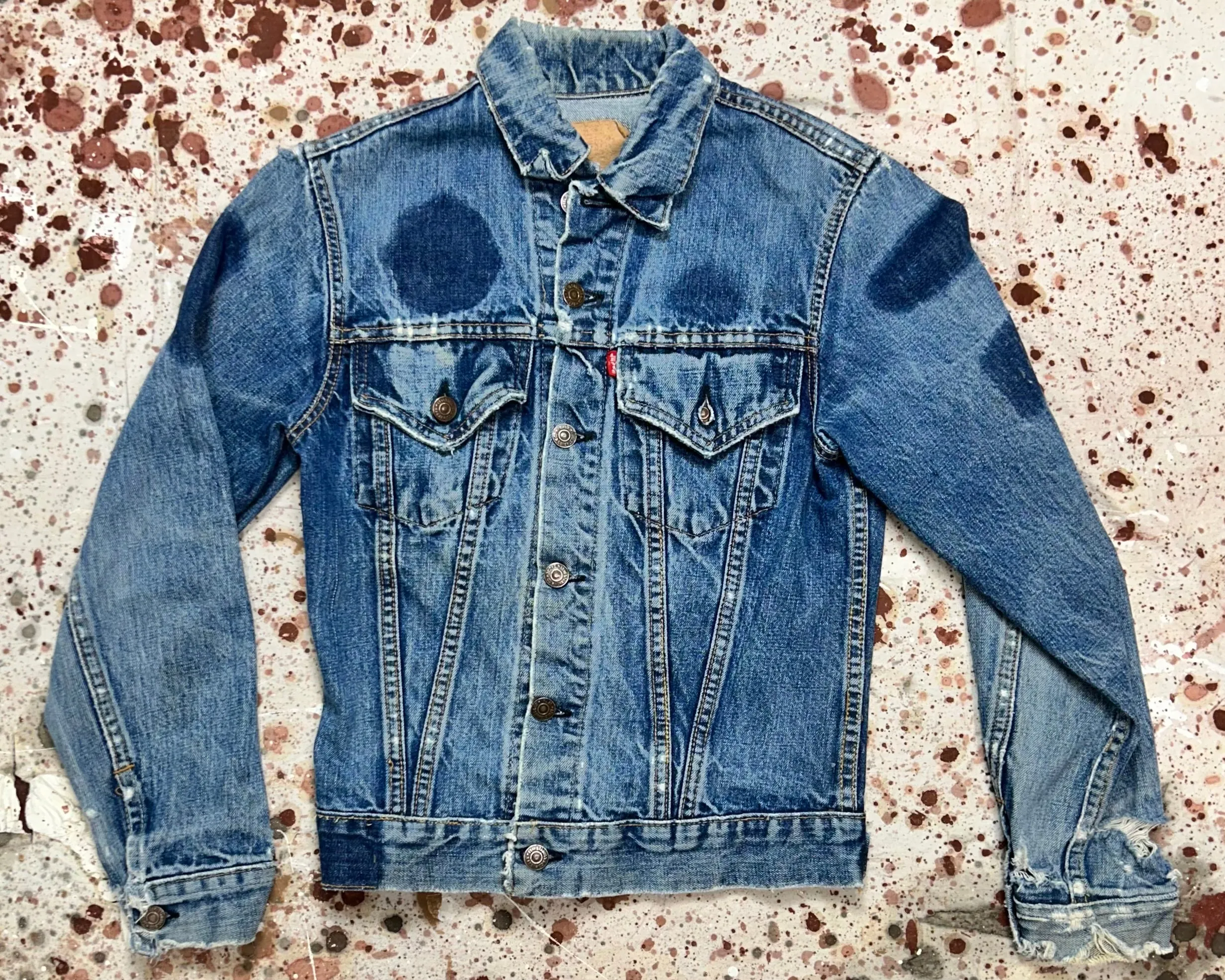 Vintage USA 1970's Levi Big E Denim Jacket with JYJ Custom Patch  (JYJ1124-366)