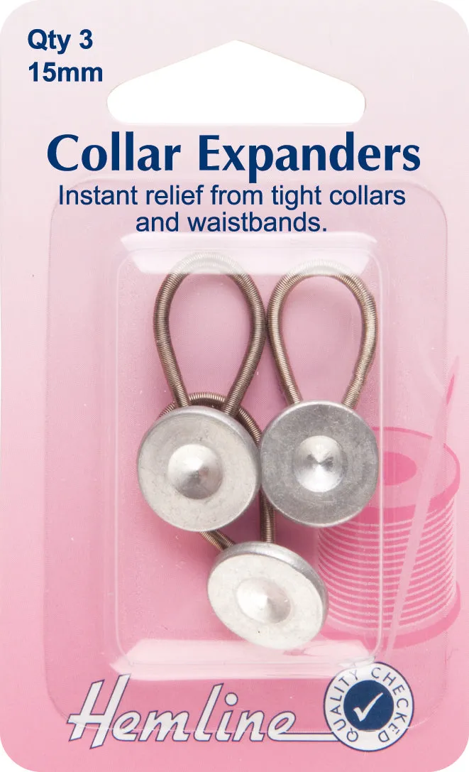 Waistband And Collar Extender Instant Relief From Tight Collars Metal 15mm