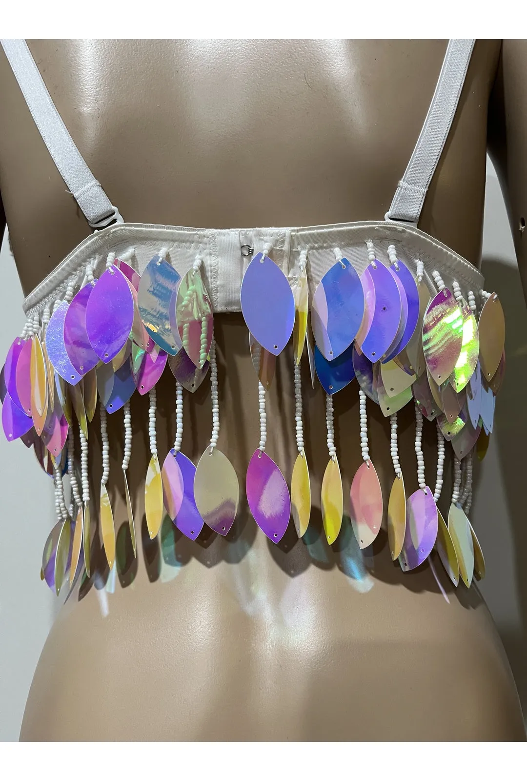 White & Iridescent Festival Set