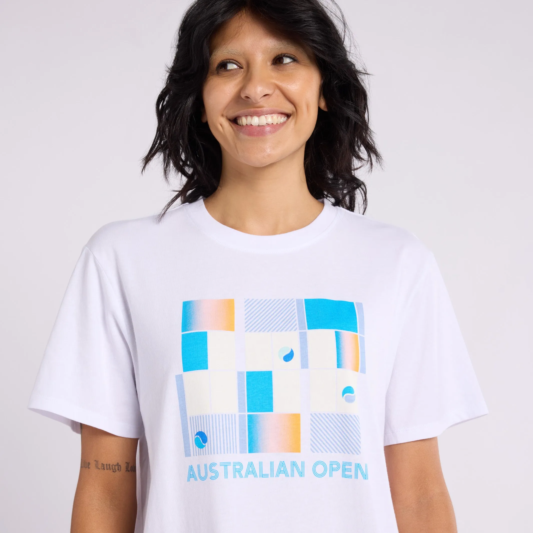 Women's T-Shirt Tennis Grid
