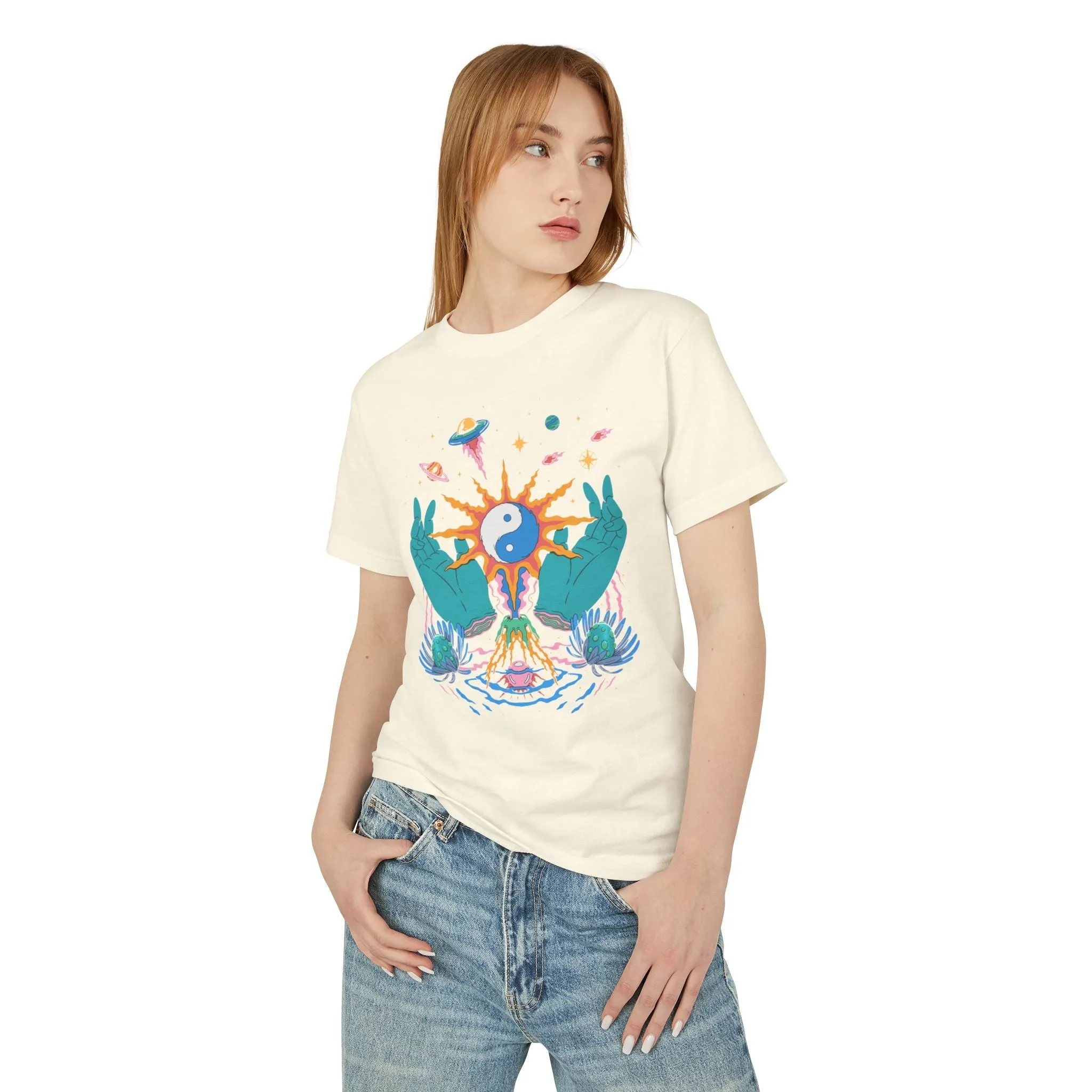 Yin / Yang - Unisex Garment-Dyed Heavyweight Cotton Tee