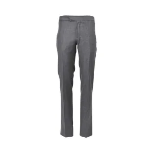 Zilli Men's Light Charcoal Wool Blend Trouser